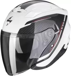 Scorpion EXO-230 Fenix Jet Helmet, black-white Size M black-white, Size M