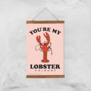 Friends Lobster Giclee Art Print - A3 - Wooden Hanger