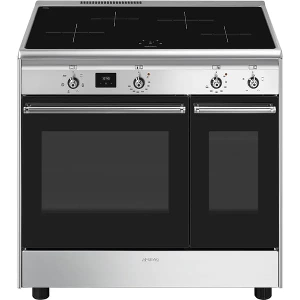 Smeg 90cm Electric Induction Cooker - Stainless Steel CX92IM Stainless steel