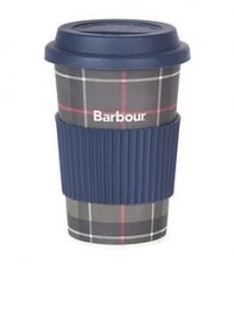 Barbour Tartan Print Travel Mug - Green