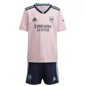 adidas Arsenal FC Third Minikit 2022/2023 Infants - Pink