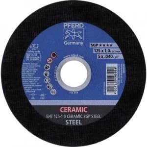 PFERD EHT 125-1,0 CERAMIC SGP STEEL 61312510 Cutting disc (straight) 125mm 22.23mm 25 pc(s)
