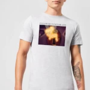 Disney Tinkerbell Follow Me To Neverland Mens T-Shirt - Grey - 3XL