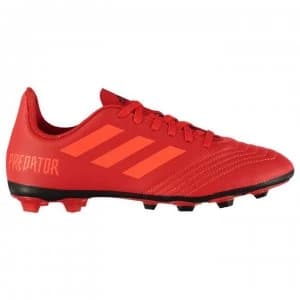 adidas Predator 19.4 Junior FG Football Boots - Red/SolarRed