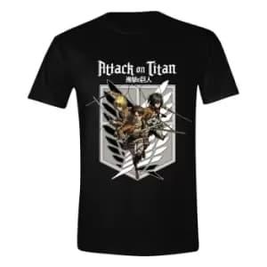 Attack On Titan T-Shirt Protecting The City Size L