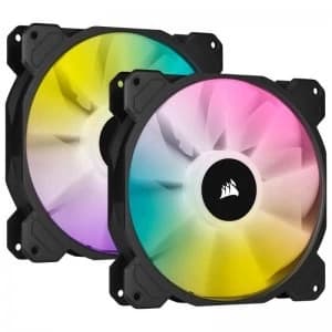Corsair iCUE SP140 RGB Elite Performance 140mm Pwm Dual Fan Kit with L