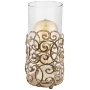 Netlighting Cardigan Cylindrical Table Lamp Brown-Patina