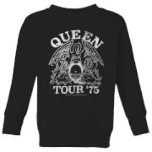 Queen Tour 75 Kids Sweatshirt - Black - 11-12 Years