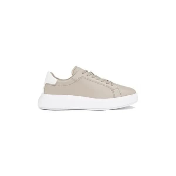 Calvin Klein Logo Sole Trainers - Beige 7