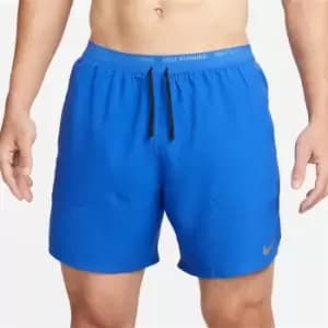Nike Dri-FIT Stride Mens 7 Brief-Lined Running Shorts - Blue