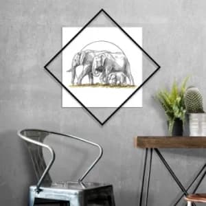 Wisdom Multicolor Decorative MDF Painting