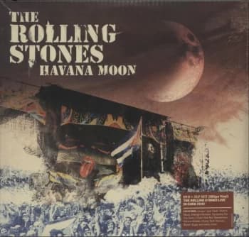 Rolling Stones Havana Moon - 180gram + DVD - Sealed 2016 UK 3-LP vinyl set ERDVLP096