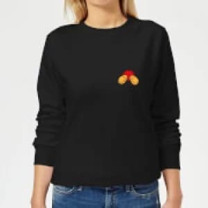 Disney Mickey Mouse Backside Womens Sweatshirt - Black