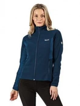 Regatta Highton Full Zip Top - Blue, Size 10, Women