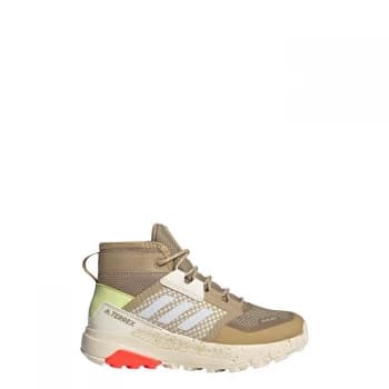 adidas Terrex Trailmaker Mid RAIN. RDY Hiking Shoes Kids - Beige Tone / Crystal White / W