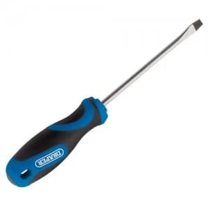 Draper Soft Grip Plain Slot Screwdriver 150mm x 8mm