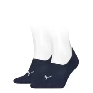 Puma 2 Pack HC Footie Sock - Blue