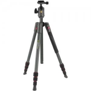 Vanguard VEO 2 204AB Aluminum Tripod with Compact Ball Head Red
