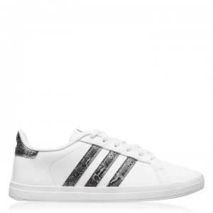adidas Courtpoint Womens Tennis Shoes - Wht/SnakePrint