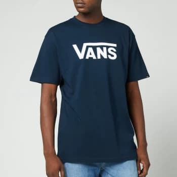 Vans Mens Classic Crewneck T-Shirt - Navy/White - L