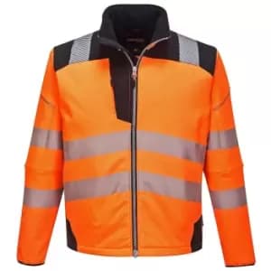 Portwest T402OGYXXXL - sz 3XL PW3 Hi-Vis Softshell jacket - Orange/Grey - Orange/Grey