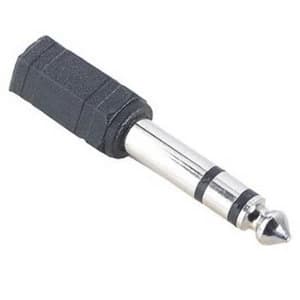 Hama Audio Adapter, 3.5mm stereo jack socket - 6.3mm stereo jack plug