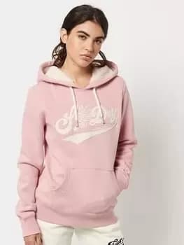 Superdry Pride In Craft Hoody -pink, Pink, Size 10, Women