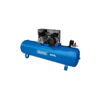 Draper - 55313 200L Stationary Belt-Driven Air Compressor (2.2kW)