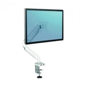 Fellowes Platinum Series Single Monitor Arm White 8056201