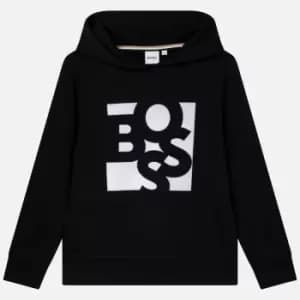 Hugo Boss Boys Zip Up Hooded Sweatshirt - Black - 12 Years