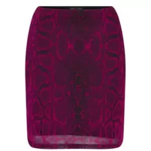 I Saw It First I Saw It First Snake Skirt Womens - Pink