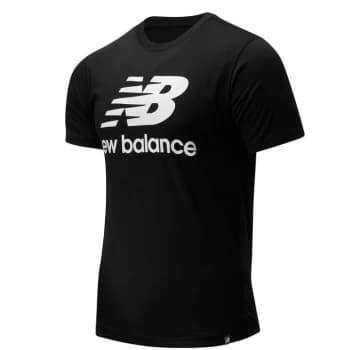 New Balance Stack Logo T Shirt - Black