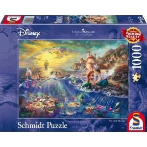 Thomas Kinkade Disney The Little Mermaid 1000 Piece Jigsaw Puzzle