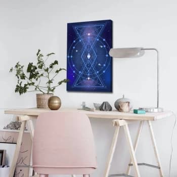 4570ABSC - 022 Multicolor Decorative Canvas Painting