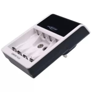 Ansmann 1001-0094-44 Comfort Plus UK AA AAA and PP3 Battery Charger