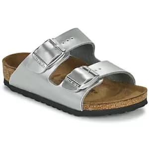 Birkenstock ARIZONA girls's Children's Mules / Casual Shoes in Silver,13.5 kid,1 kid