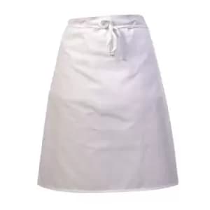 BonChef 24" Waist Apron (One Size) (White)