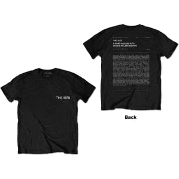 The 1975 - A Brief Inquiry Unisex Large T-Shirt - Black