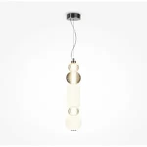 Maytoni Maytoni Collar Modern Integrated LED Pendant Ceiling Light Chrome 3000K