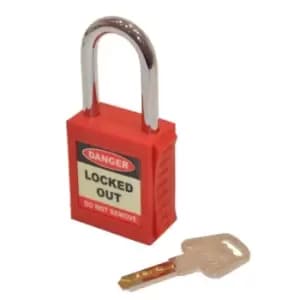 Safety Lockout Padlocks - Red