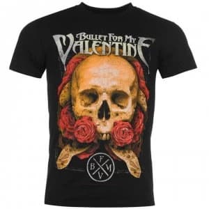 Official Bullet for My Valentine T Shirt - Serpent Rose