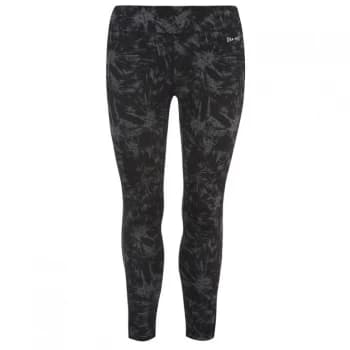 USA Pro Mid Rise Leggings - Black Fossil