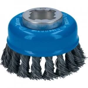 Bosch Accessories Bosch X-LOCK cup brush - 75 mm, gezopfter wire 2608620727
