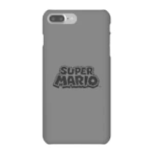 Nintendo Super Mario Distressed Logo Phone Case - iPhone 7 Plus - Snap Case - Gloss