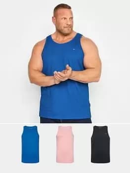 BadRhino Vest Ochard Pink, Navy & Directoire Blue, Multi, Size 2XL, Men