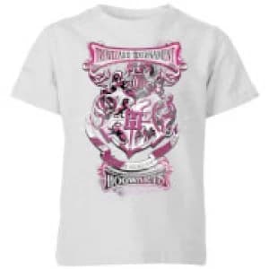 Harry Potter Triwizard Tournament Hogwarts Kids T-Shirt - Grey - 11-12 Years