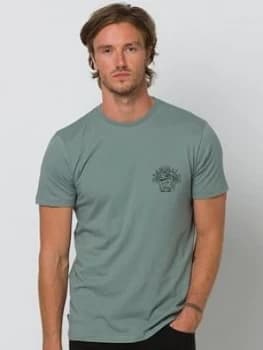 Animal Deluxe Stork Graphic Short Sleeve T-Shirt - Lead Grey