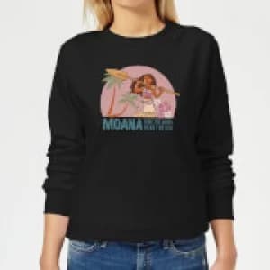 Moana Read The Sea Womens Sweatshirt - Black