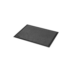 Skystep studded ESD workstation matting, black, LxWxH 900 x 600 x 13 mm