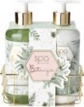 Style & Grace Spa Botanique Luxury Handcare Gift Set Eco Packaging 280ml Hand Wash + 280ml Hand Lotion + Metallic Basket